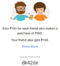 Flipkart Referral Code