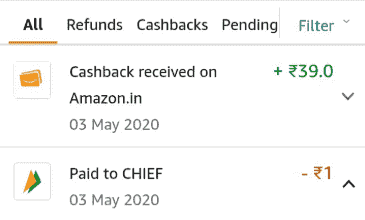 Amazon Scan And Pay Rs 50