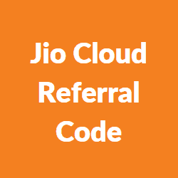 Jio Cloud Referral Code