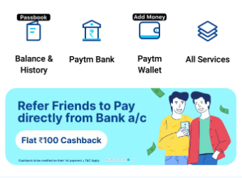 Paytm Refer And Earn Offer