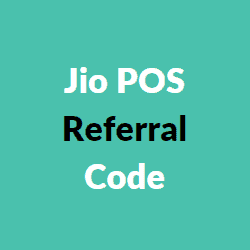 Jio POS Referral Code