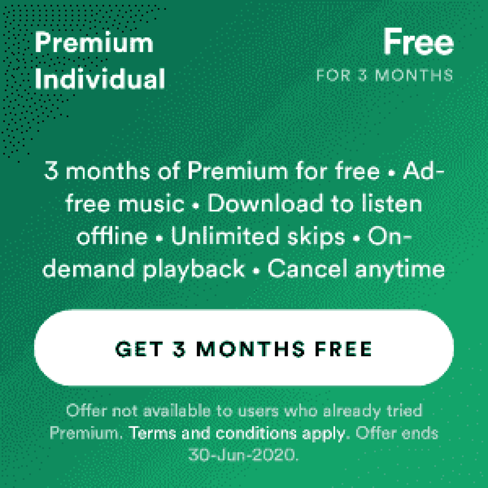 spotify premium free 6 months