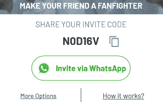 FanFight Referral Code 1