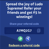 Ludo Supreme App Referral Code