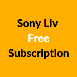 Sony Liv Free Subscription