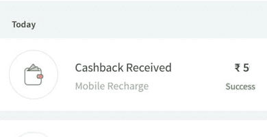 Freecharge Rs 5 Cashback