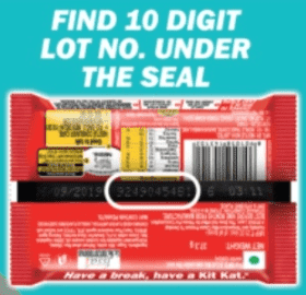 Amazon Kitkat Lot Number