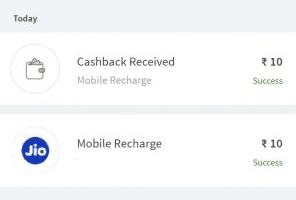 Freecharge 10 Cashback