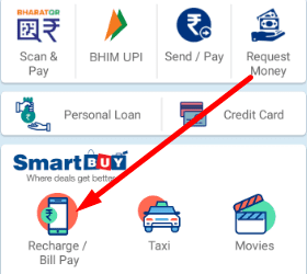 Recharge And Bill Pay