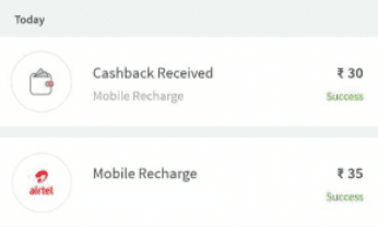 Freecharge 30 Cashback Payment