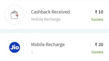 Freecharge Jio Rs 10 Cashback