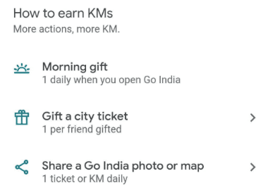 Google Pay Go India KM
