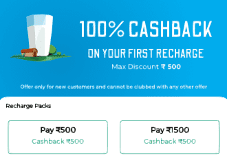 Country Delight 100% Cashback Offer