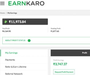 Earnkaro Referral Payment