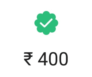 Paytm Rs 400 Cashback