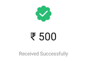 Paytm Rs 500 Payment