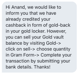 Gold Credited