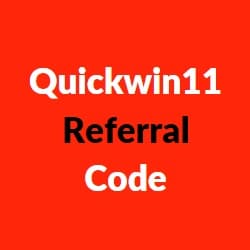 quickwin11 referral codes