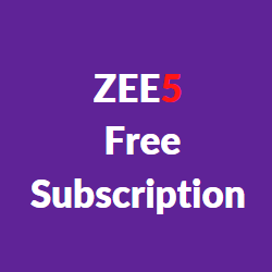 zee5 free subscription