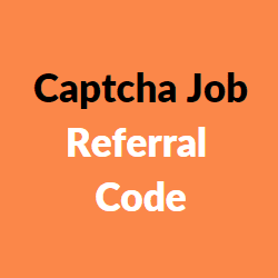 Captcha Job referral code