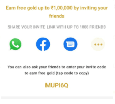 India gold referral