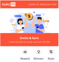 kuku fm invite