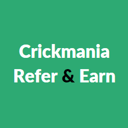 Crickmania Refer And Earn