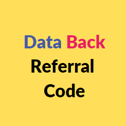 Data Back referral code