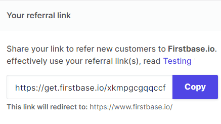 Firstbase Refer