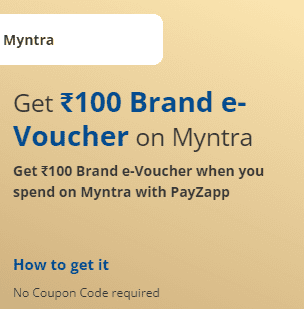 Payzapp Brand Offer