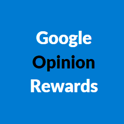 Google Opinion Rewards survey