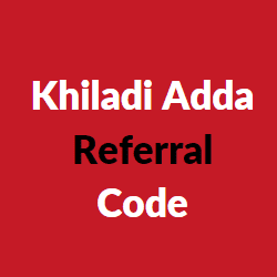Khiladi Adda Referral Codes
