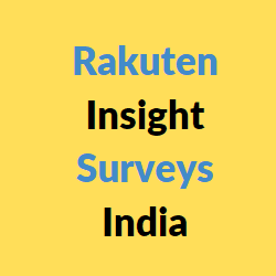Rakuten insight surveys india