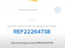 Zebpay refer code