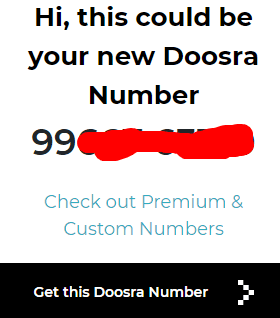 doosra number