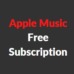 apple music free subscription