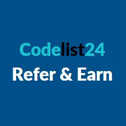 codelist24 refer and earn