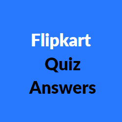 flipkart quiz answers