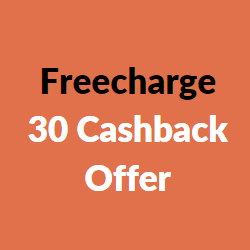 freecharge 30 cashback offer