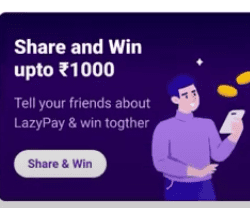 lazypay share