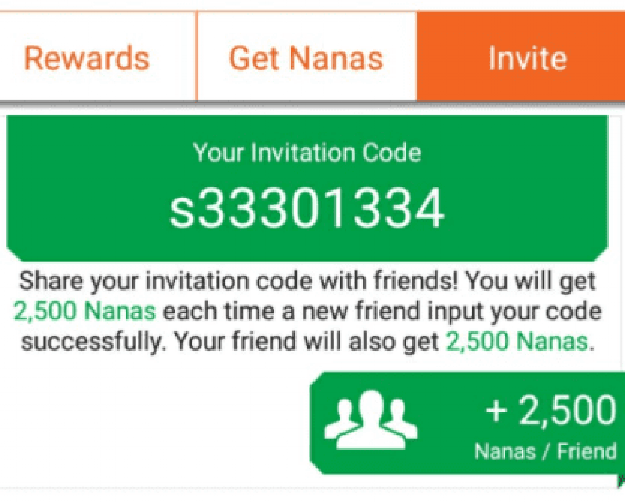 free appnana code sharing