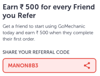 gomechanic referral code