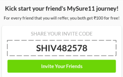 mysure 11 code