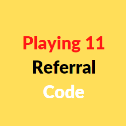 playing11 referral code