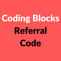 Coding Blocks Referral Code