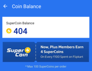 Flipkart super coins