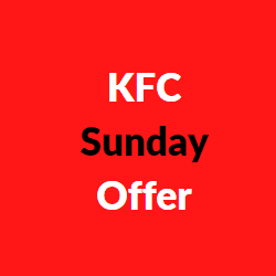 KFC sunday offer