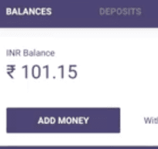 bitbns balance