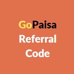gopaisa referral code