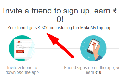 makemytrip invite